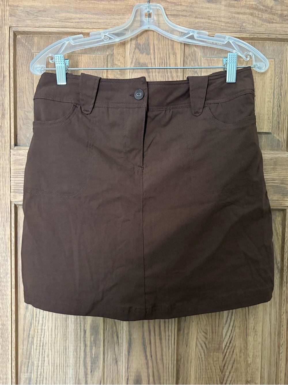 NWT Classic Brown Women's Skirt with Shorts
